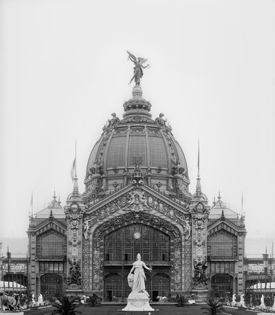 View of the Central Dome, Universal Exhibition, Paris, 1889 by Adolphe Giraudon